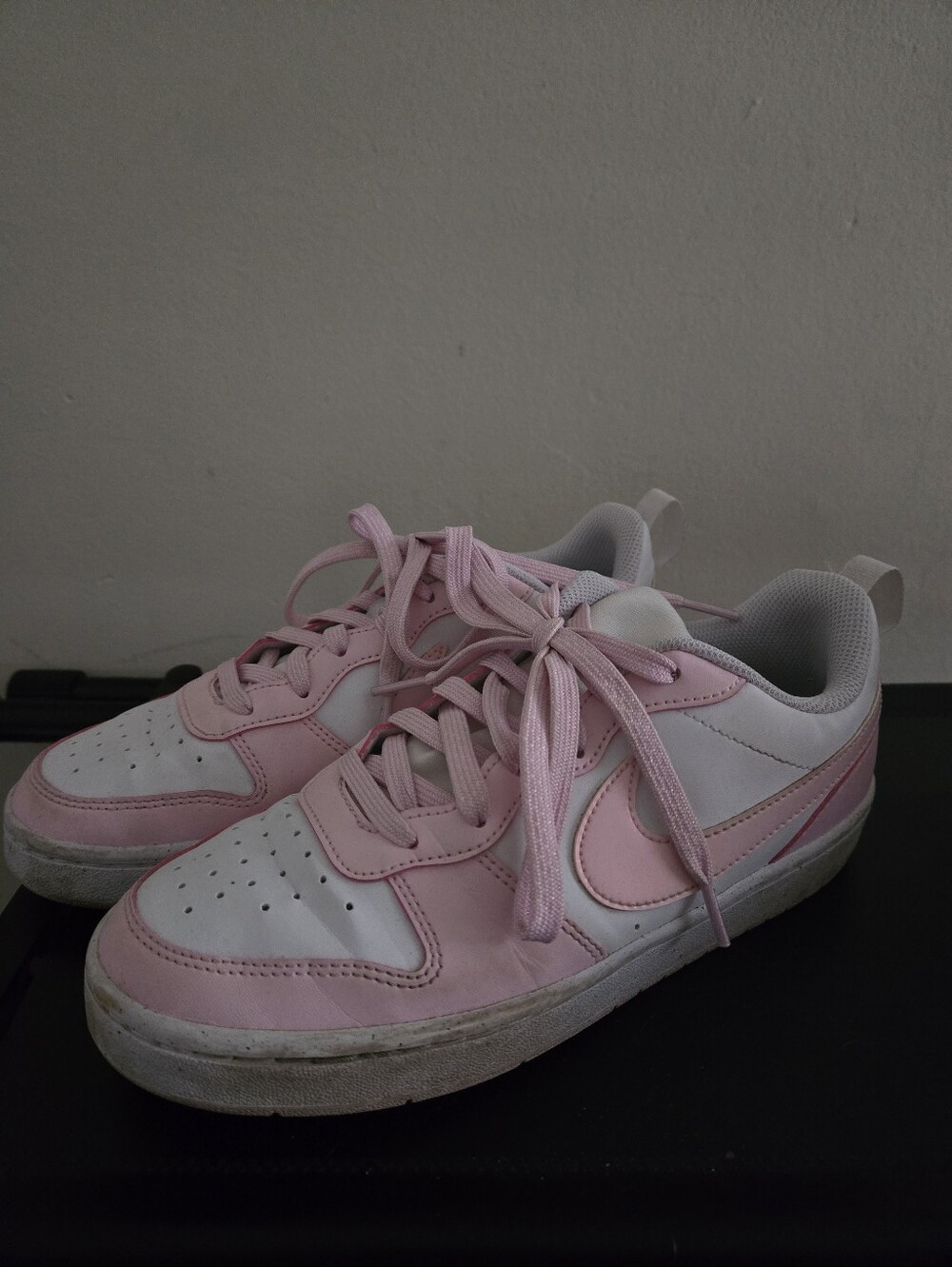 Pink Nike Court Borough Sneakers